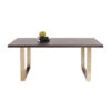 Eettafel Donker Hout Met Goud 2 Eettafel Donker Hout Met Goud -Zuiver Verkoop kare design osaka eettafel hout messing poten 83879 001