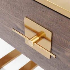 Houten Sidetable Met Messing -Zuiver Verkoop kare design osaka houten sidetable met messing 83880 004