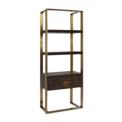 Open Wandkast Messing Met Hout -Zuiver Verkoop kare design osaka open wandkast messing met hout 83877 007