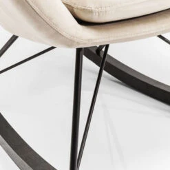 Gestoffeerde Schommelstoel -Zuiver Verkoop kare design oslo gestoffeerde schommelstoel 03