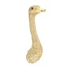 Wanddeco Struisvogel Goud -Zuiver Verkoop kare design ostrich gold wanddeco struisvogel goud 01 1