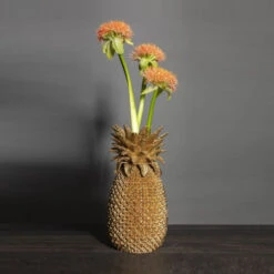 Gouden Ananas -Zuiver Verkoop kare design pineapple gouden ananas 06