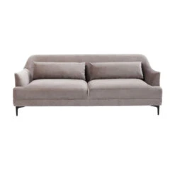 Velvet 3-zits Bank Lichtgrijs