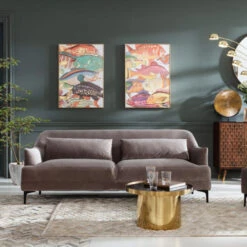 Velvet 3-zits Bank Lichtgrijs -Zuiver Verkoop kare design proud elegante 3 zits bank lichtgrijs 10