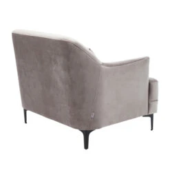 Grote Fauteuil Lichtgrijs Fluweel -Zuiver Verkoop kare design proud elegante fauteuil lichtgrijs 04