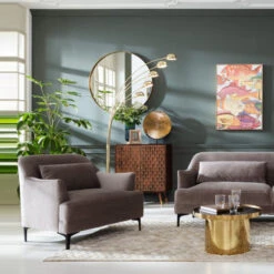 Grote Fauteuil Lichtgrijs Fluweel -Zuiver Verkoop kare design proud elegante fauteuil lichtgrijs 10