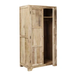 Houten Kledingkast Met Dessin -Zuiver Verkoop kare design puro houten kledingkast met dessin 03