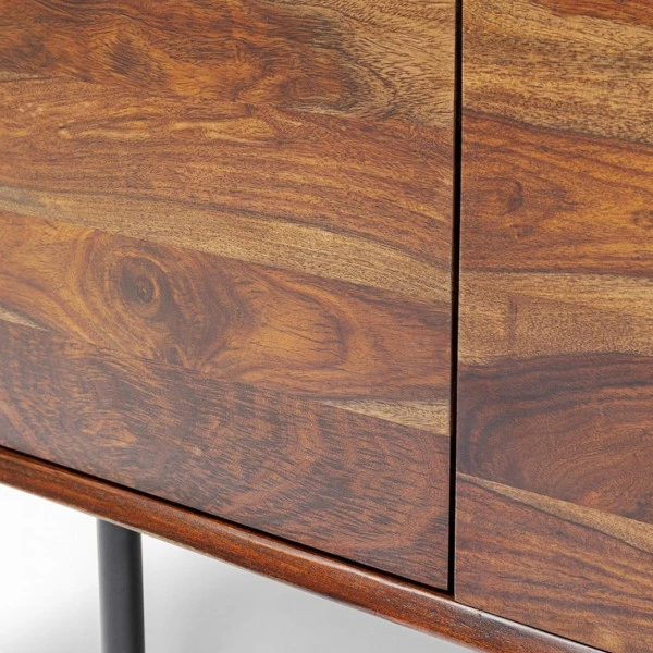 Dressoir Sheesham Hout 200 Cm 7 Dressoir Sheesham Hout 200 Cm - Afbeelding 5