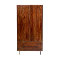 Kledingkast Van Sheeshamhout -Zuiver Verkoop kare design ravello kledingkast van sheeshamhout 01