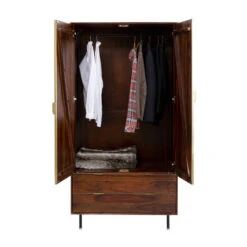 Kledingkast Van Sheeshamhout -Zuiver Verkoop kare design ravello kledingkast van sheeshamhout 03