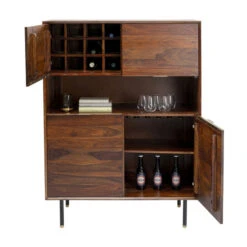 Wijnkast Van Sheeshamhout -Zuiver Verkoop kare design ravello wijnkast van sheeshamhout 07