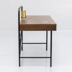 Walnoot Bureau Retro -Zuiver Verkoop kare design ready to work walnoot bureau 05