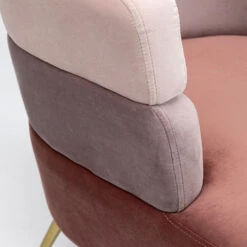 Fluwelen Design Fauteuil -Zuiver Verkoop kare design sandwich fluwelen design fauteuil 08