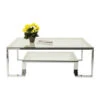Vierkante Salontafel Glas -Zuiver Verkoop kare design silver rush glazen salontafel met metaal 01 1