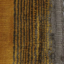 Goudgeel Vloerkleed -Zuiver Verkoop kare design soleil goudgeel vloerkleed 04