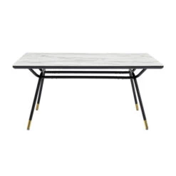 Retro Eettafel Marmer Look 13 Retro Eettafel Marmer Look -Zuiver Verkoop kare design south beach retro eettafel met marmer 01