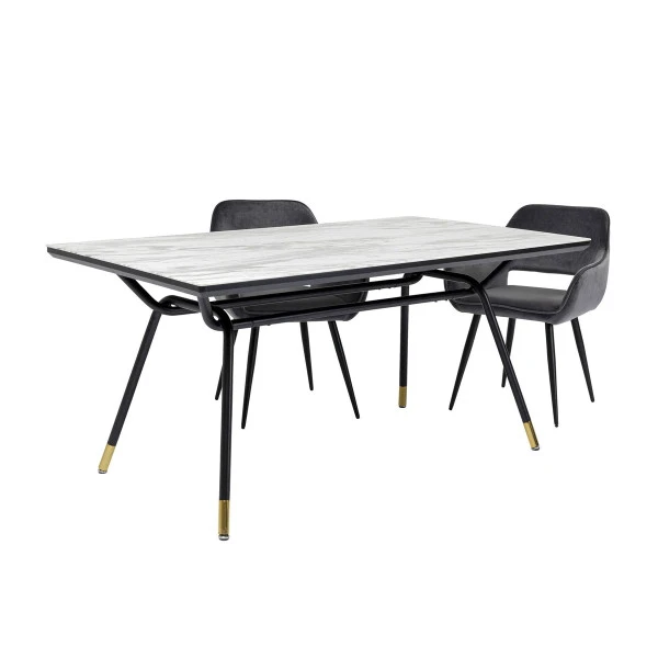 Retro Eettafel Marmer Look 6 Retro Eettafel Marmer Look - Afbeelding 4