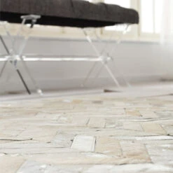 Licht Vloerkleed Koehuid 13 Licht Vloerkleed Koehuid -Zuiver Verkoop kare design spike elegance licht vloerkleed koehuid 05