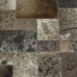 Koeienhuid Vloerkleed -Zuiver Verkoop kare design squares koeienhuid vloerkleed 03