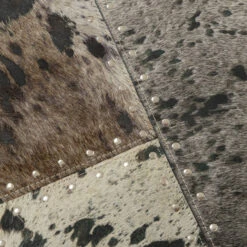 Koeienhuid Vloerkleed -Zuiver Verkoop kare design squares koeienhuid vloerkleed 07