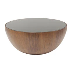 Ronde Bol Salontafel Walnoot