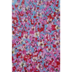 Schilderij -Zuiver Verkoop kare design touched flower boat blue pink schilderij 05
