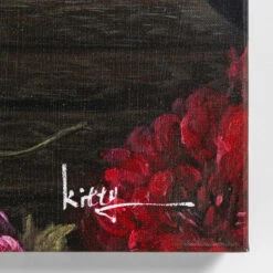 Bloemenvaas Schilderij -Zuiver Verkoop kare design touched flower explosion bloemenvaas schilderij 03