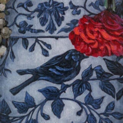 Bloemenvaas Schilderij -Zuiver Verkoop kare design touched flower explosion bloemenvaas schilderij 04