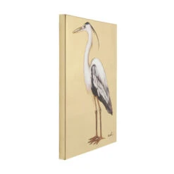 Reiger Schilderij -Zuiver Verkoop kare design touched heron left reiger schilderij 02