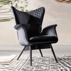 Design Oorfauteuil Fluweel