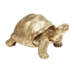 Gouden Deco Schildpad -Zuiver Verkoop kare design turtle gold gouden deco schildpad 02