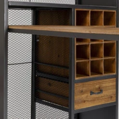 Wijnkast Met Uitklap Bartafel 17 Wijnkast Met Uitklap Bartafel -Zuiver Verkoop kare design vinoteca wijnkast met uitklap bartafel 03