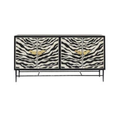 Design Dressoir Zwart Wit Zebra