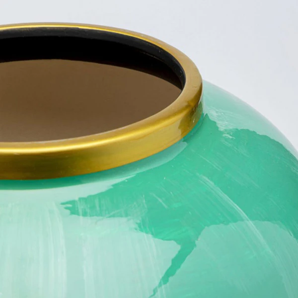 Zebra Vaas Groen 8 Zebra Vaas Groen - Afbeelding 6