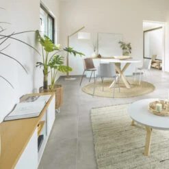 Wit Dressoir Met Eiken Blad -Zuiver Verkoop kave home abilen wit dressoir met eiken blad 03