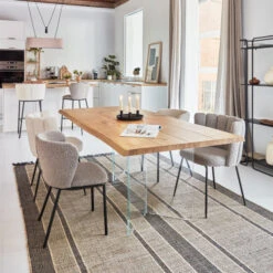 Luxe Eetkamerstoel Boucle -Zuiver Verkoop kave home aniela luxe eetkamerstoel boucle 10