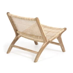 Teak Fauteuil Met Rotan -Zuiver Verkoop kave home beida teak fauteuil met rotan 03