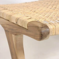 Teak Fauteuil Met Rotan -Zuiver Verkoop kave home beida teak fauteuil met rotan 04