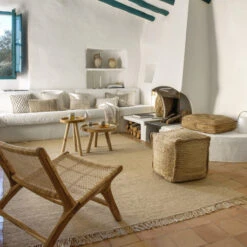 Teak Fauteuil Met Rotan -Zuiver Verkoop kave home beida teak fauteuil met rotan 10