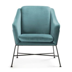 Moderne Fauteuil Met Armleuningen -Zuiver Verkoop kave home brida armfauteuil fluweel 04