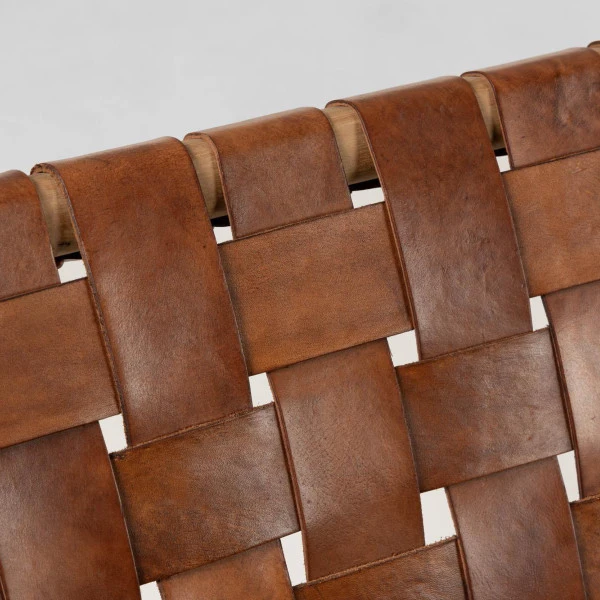 Houten Fauteuil Met Leer 10 Houten Fauteuil Met Leer - Afbeelding 8