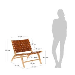 Houten Fauteuil Met Leer 14 Houten Fauteuil Met Leer -Zuiver Verkoop kave home calixta houten fauteuil met leer 09