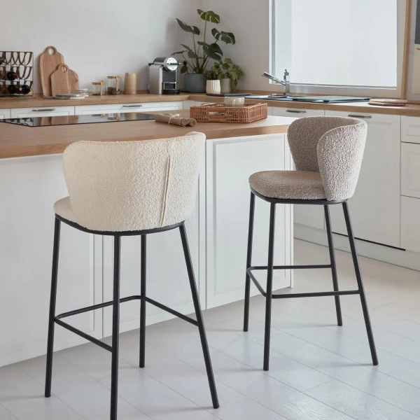 Boucle Barkruk Met Ronde Rug 7 Boucle Barkruk Met Ronde Rug - Afbeelding 5