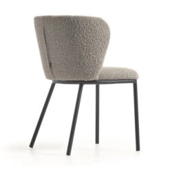 Boucle Eetstoel Met Ronde Rug -Zuiver Verkoop kave home ciselia boucle eetstoel met ronde rug 04