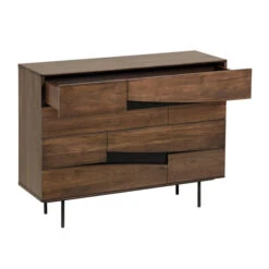 Walnoothouten Ladekast -Zuiver Verkoop kave home cutt walnoothouten ladekast 05