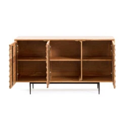 Design Dressoir Massief Hout -Zuiver Verkoop kave home delsie dressoir van licht hout 04