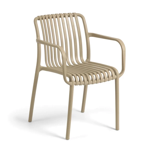 Kunststof Stoel Met Armleuningen 4 Kunststof Stoel Met Armleuningen - Afbeelding 2