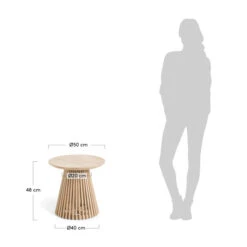 Ronde Bijzettafel Van Hout 10 Ronde Bijzettafel Van Hout -Zuiver Verkoop kave home jeanette ronde bijzettafel van hout 04