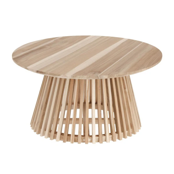 Ronde Salontafel Teakhout 4 Ronde Salontafel Teakhout - Afbeelding 2