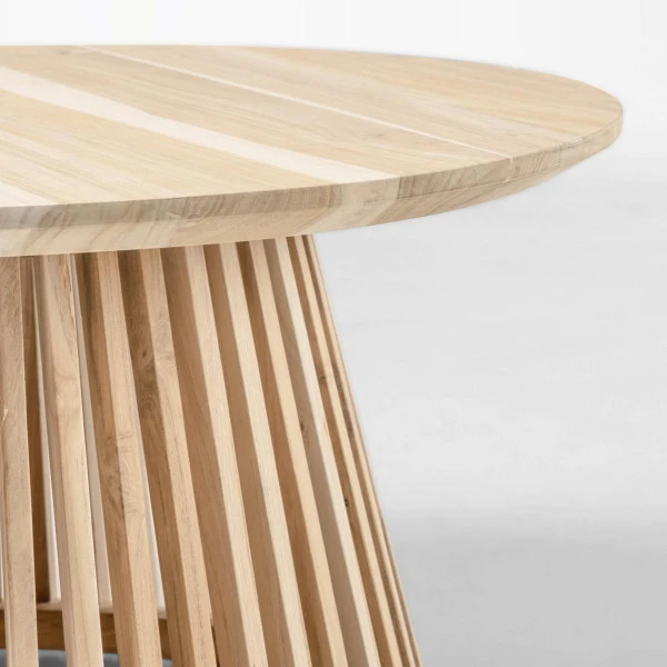 Ronde Salontafel Teakhout 6 Ronde Salontafel Teakhout - Afbeelding 4